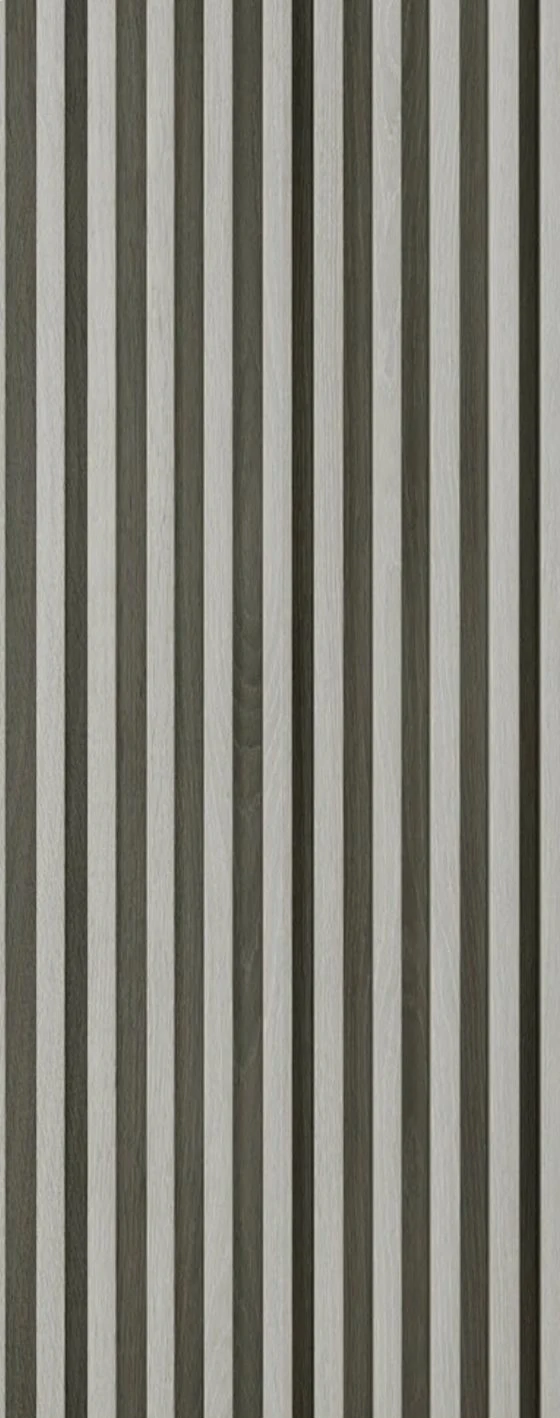 3D Fluted Panel 16041-4 Wood Grey colour texture