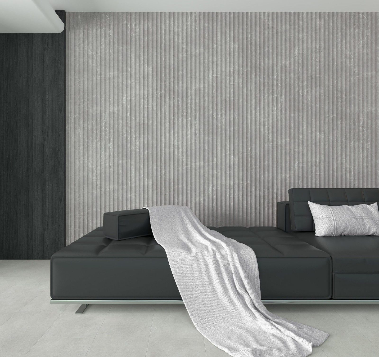 3D Fluted Panel application example