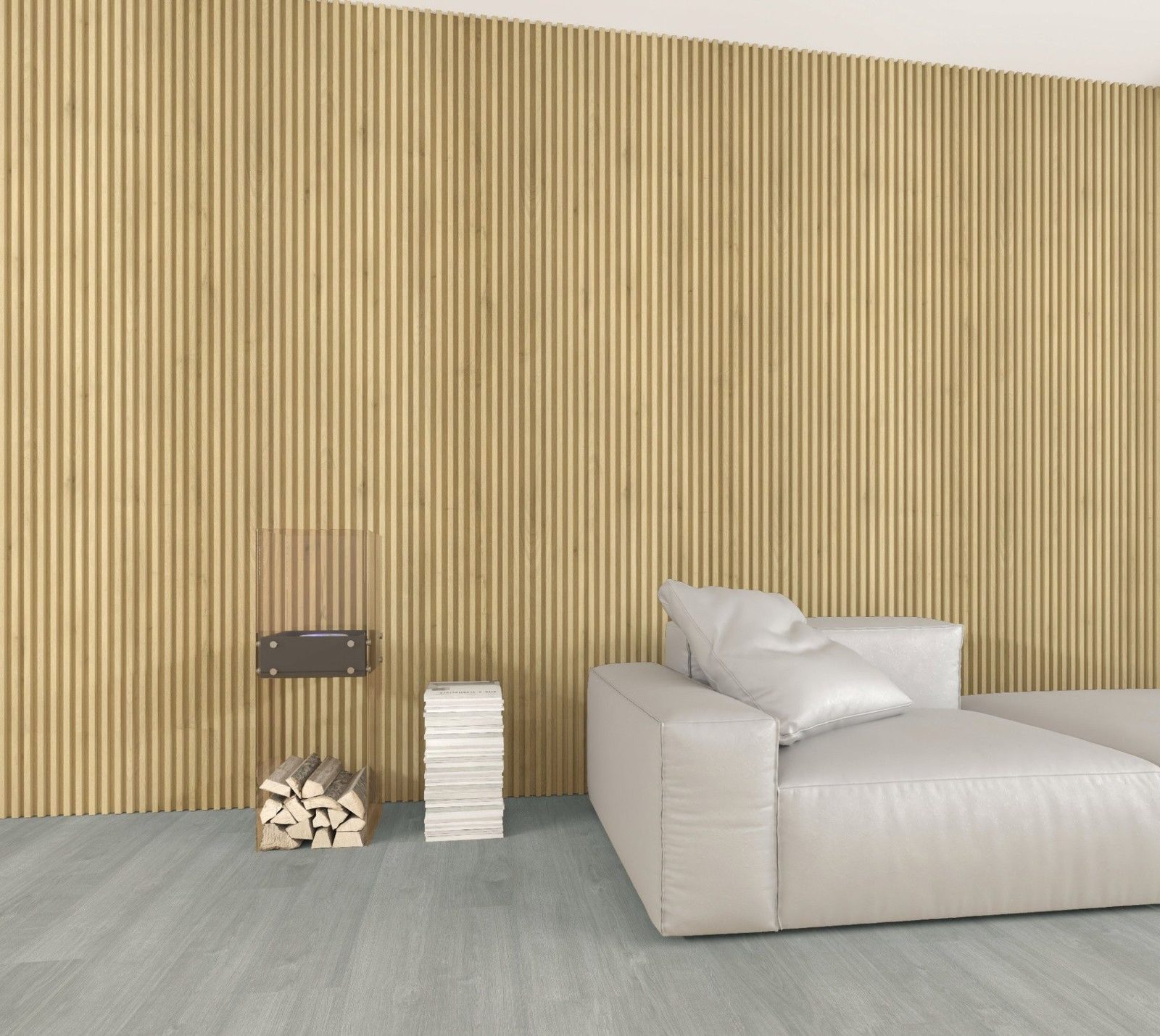 3D Fluted Panel application example