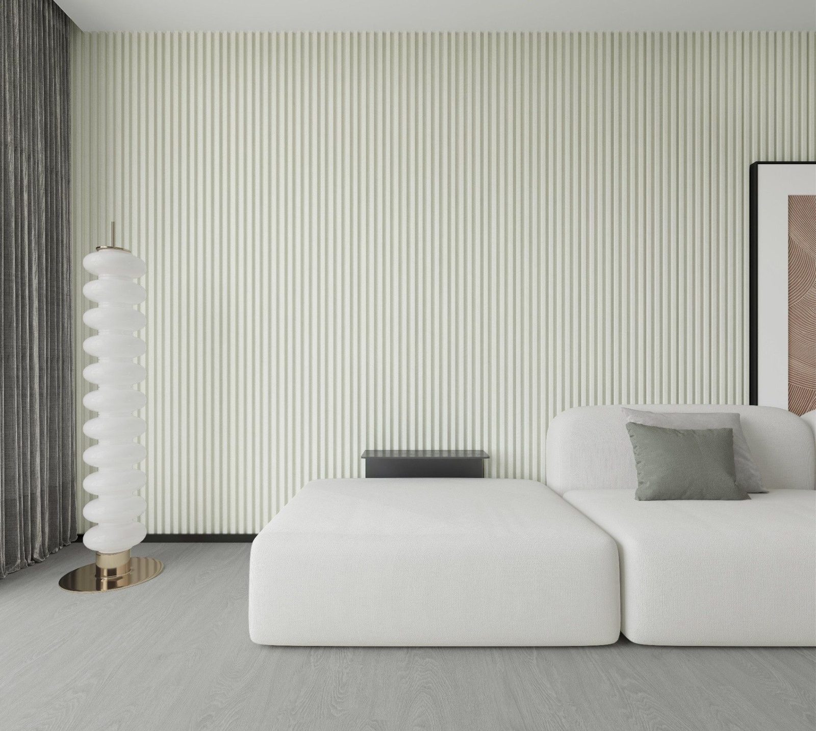 3D Fluted Panel application example