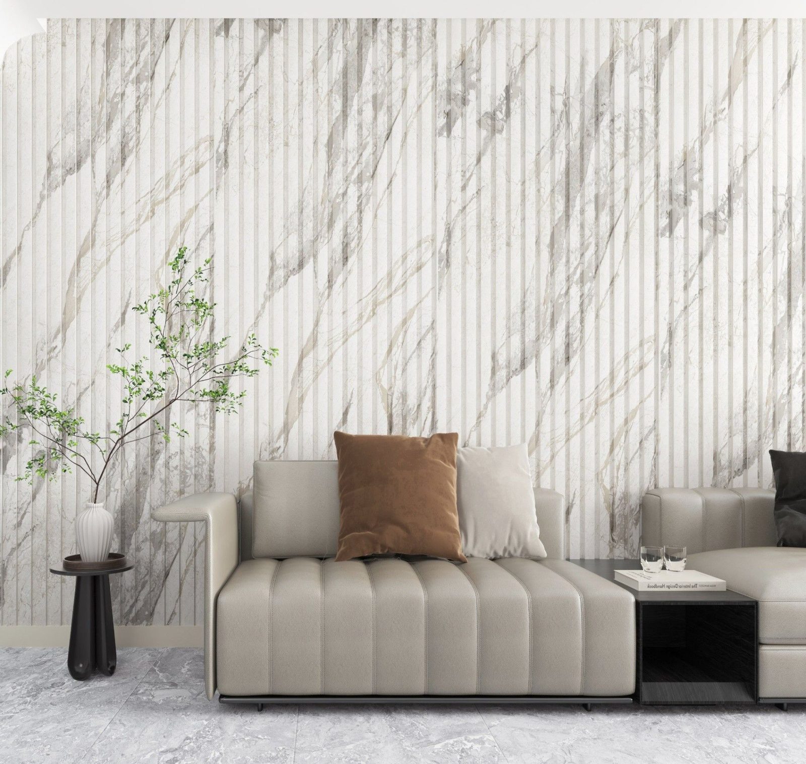 3D Fluted Panel application example