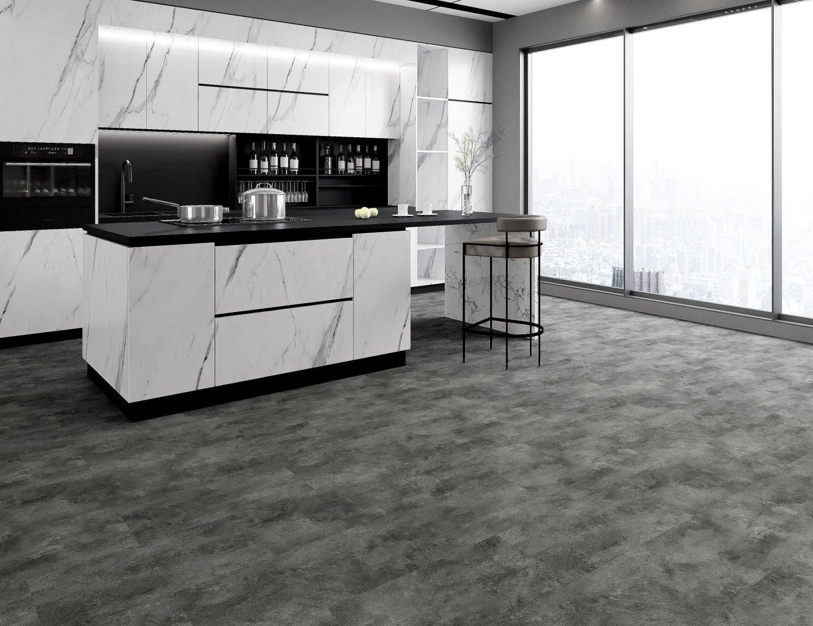 Stone Inspired SPC flooring application example