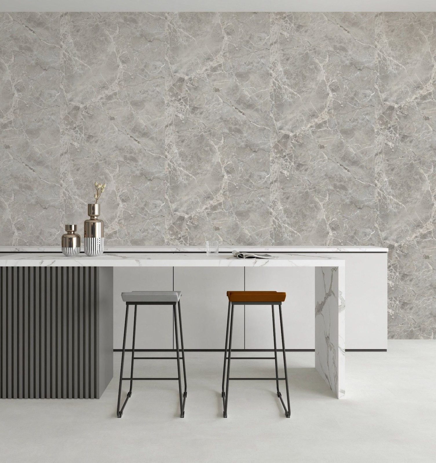 SPC wall panel application example