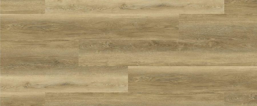 SPC rigid vinyl flooring with a wood-look surface texture