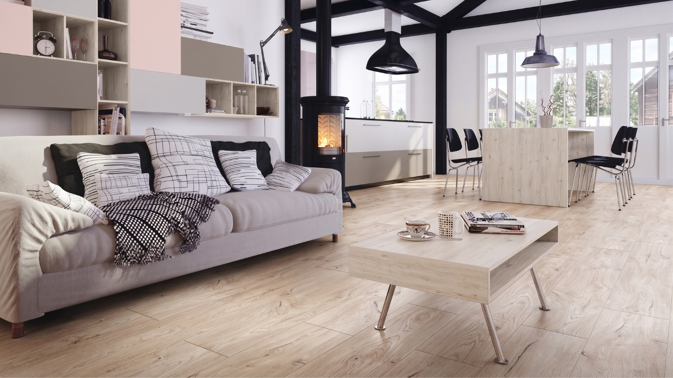 Indoor application example — Wood Inspired SPC flooring
